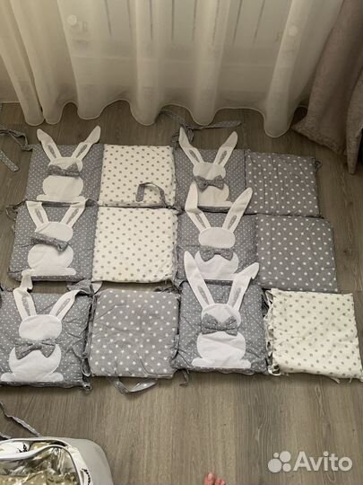 Бортики в детскую кроватку