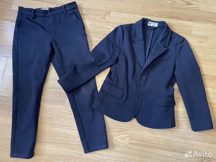 Школьный костюм на мальчика button blue 134
