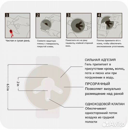 Пластырь-ингалятор окклюзионный пластырь