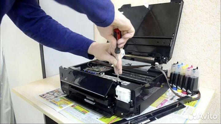 Ремонт принтеров, мфу, сканеров, картриджей