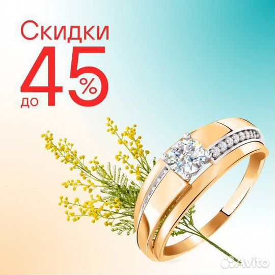 Золотые серьги с гранатом