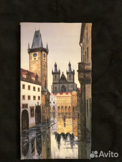 Картины из Чехии с видами Праги и замка
