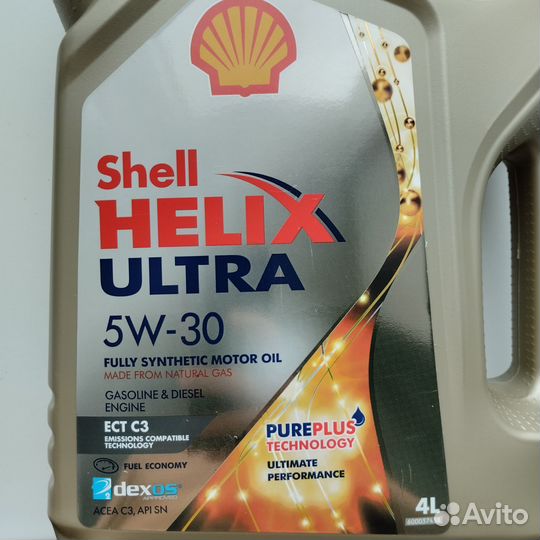 Масло моторное Shell Helix Ultra 5w30 C3 SN Dexos2