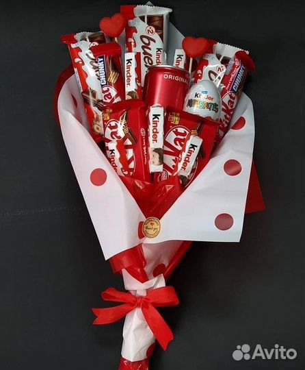 Съедобный сладкий шоколадный букет набор бокс