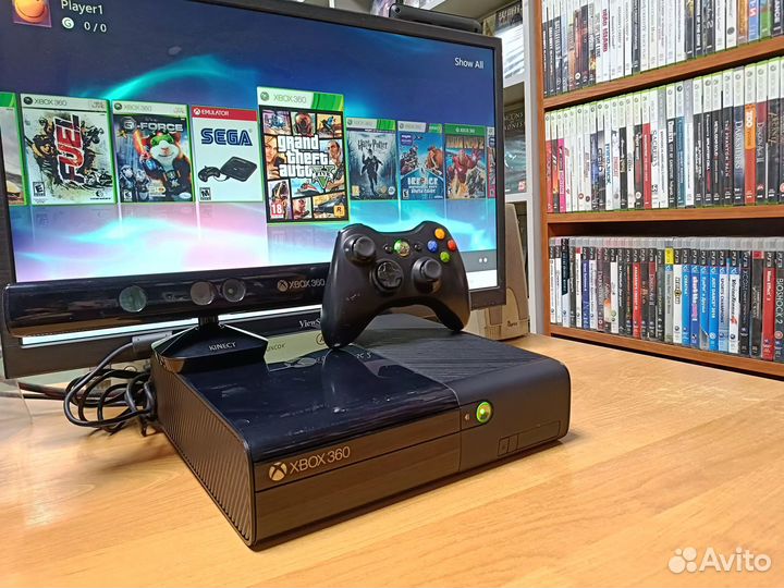 Xbox 360E 500Gb Kinect FreeBoot 82 Игры Джой