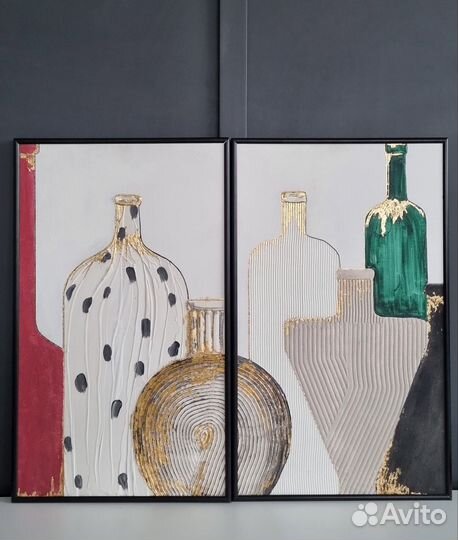 Картина интерьерная диптих