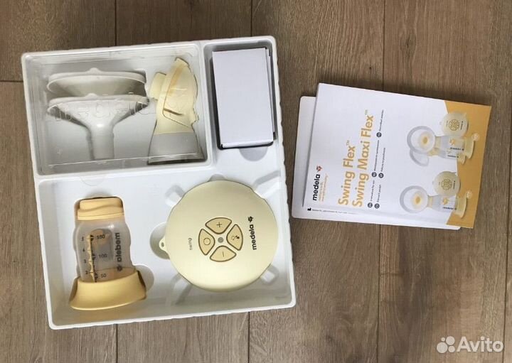 Молокоотсос medela swing flex электрический
