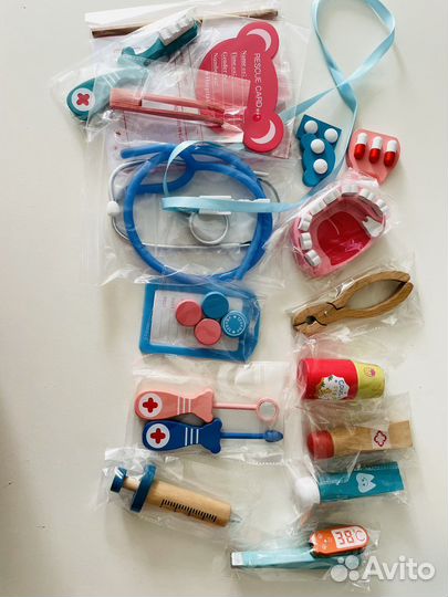 Набор доктора деревянный