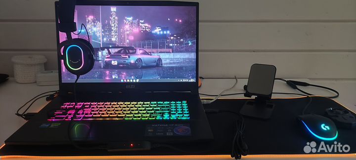 Игровой ноутбук msi katana 17 B12VFK