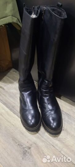 Зимние женские сапоги 38 натуральная кожа