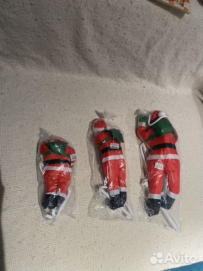 Дед мороз на лестнице