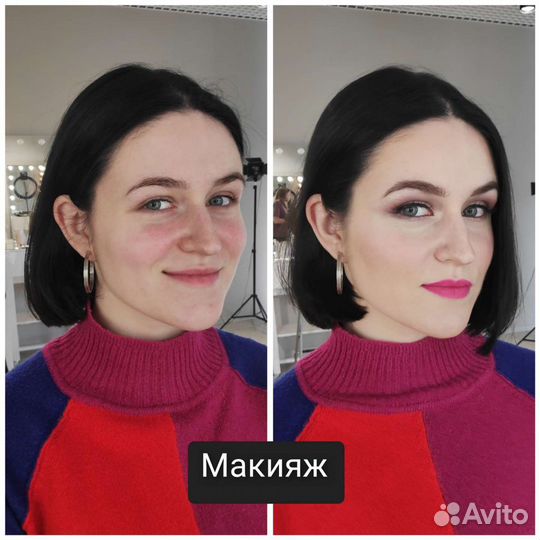 Прическа/Макияж/Брови/Ресницы/Окрашивание/Стрижка