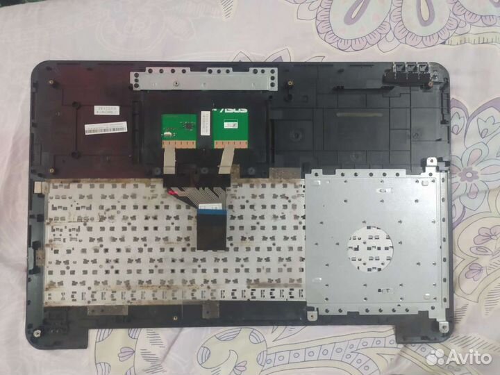 Клавиатура с верхней крышкой на ноутбук asus