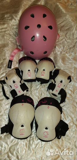 Детские ролики Oxelo+полный комплект защиты р30-32