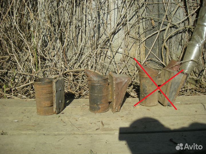 Дымарь для пчёл СССР роевня пчелиный магазин клетк