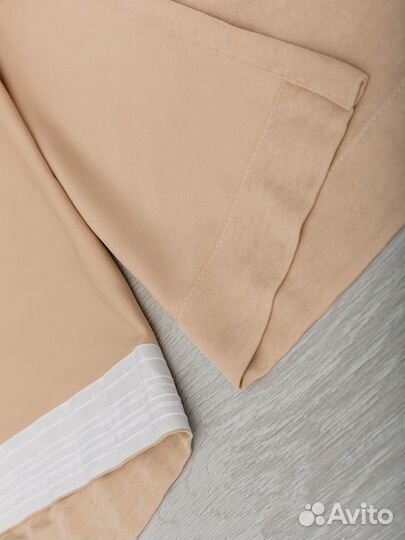 Готовые шторы велюр канвас 250 на 260 см