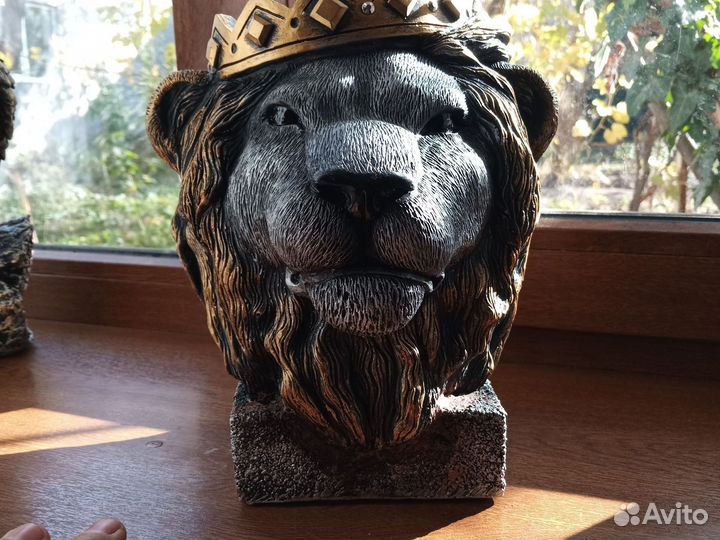 Статуя лев.копилка