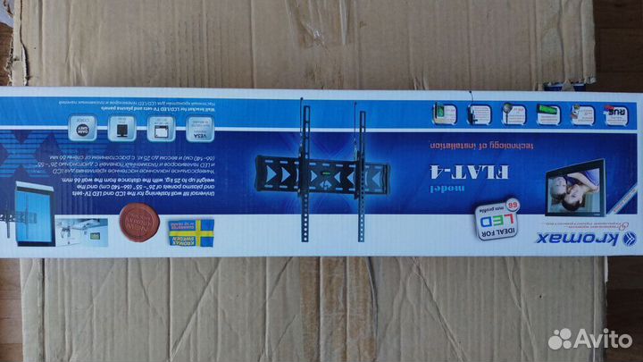 Кронштейн для телевизора kromax flat-4, 22-65