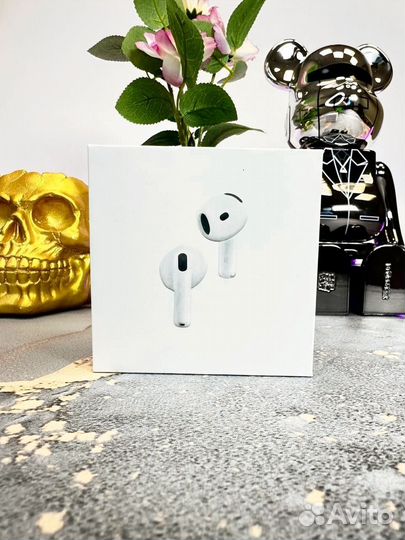 Наушники AirPods 4 (2025) + Чехол в подарок