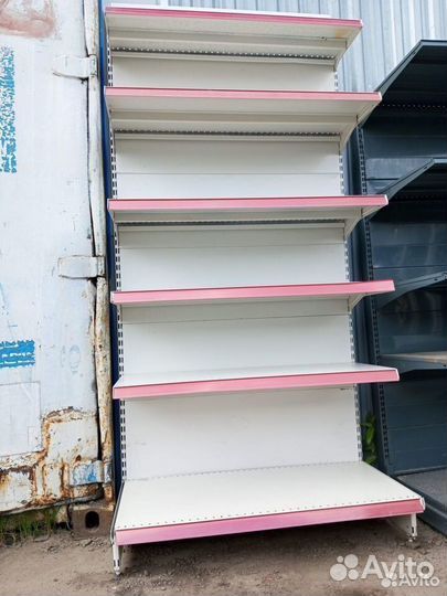 Стеллаж торговый пристенный