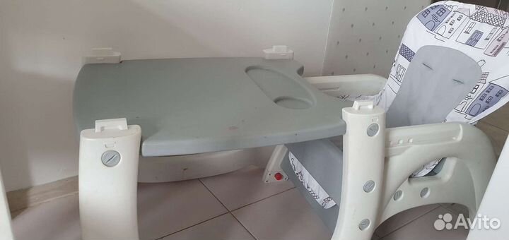 Стул для кормления 2в1 Babyton City Grey