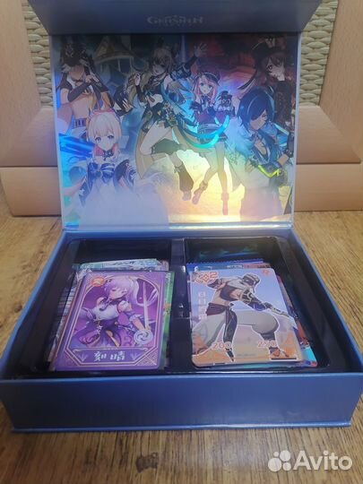 Коллекционные карточки геншин, небожители