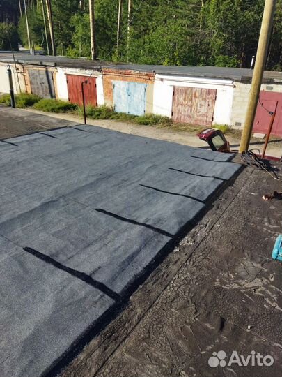 Ремонт мягкой кровли крыши гаража