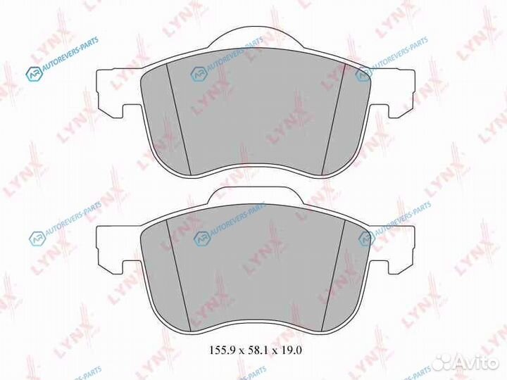 BD-7811 Колодки тормозные дисковые перед