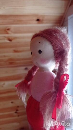 Текстильная кукла по вальдорфским мотивам