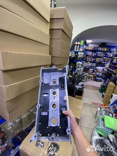 Алюминиевая крышка клапанов Hyundai accent тагаз