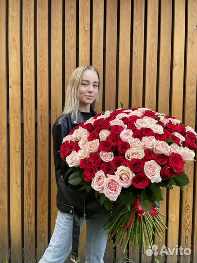 Букет свежих роз, доставка и самовывоз