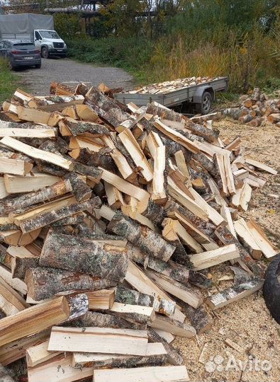 Дрова березовые колотые с доставкой