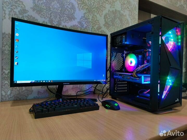 Игровой компьютер RX 580 8gb / SSD / 32 озу