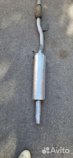 Глушитель на volkswagen polo седан