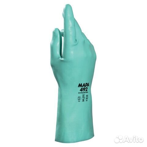 Перчатки нитриловые mapa Ultranitril 492, хлопчато