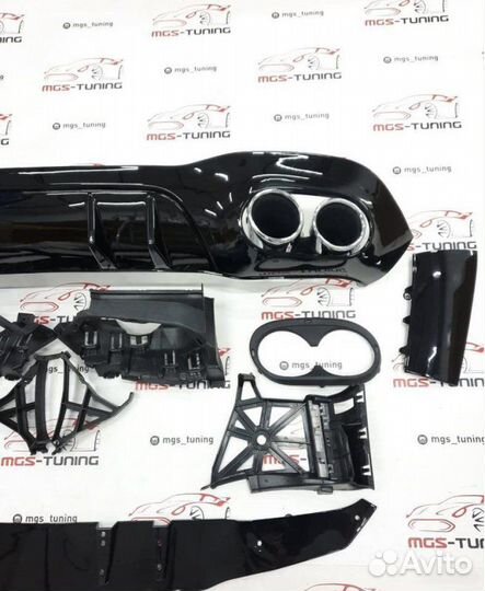 Диффузор с насадками A-Class w177 А45 (Хэтчбэк)