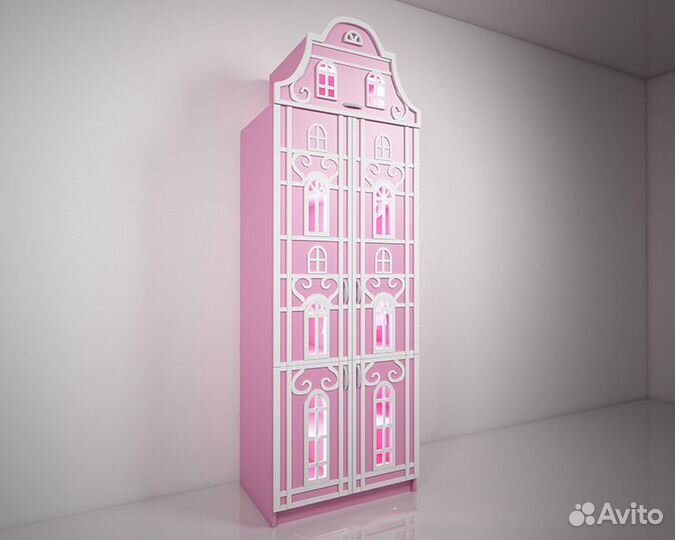 Шкаф домик в детскую голландский. Дом Версаль Ю-5