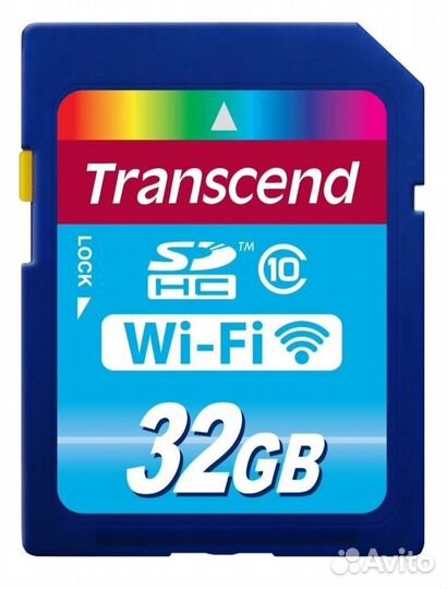 Wi-Fi адаптер карта памяти Transcend Wi-Fi SD 32Gb