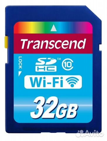 Wi-Fi адаптер карта памяти Transcend Wi-Fi SD 32Gb