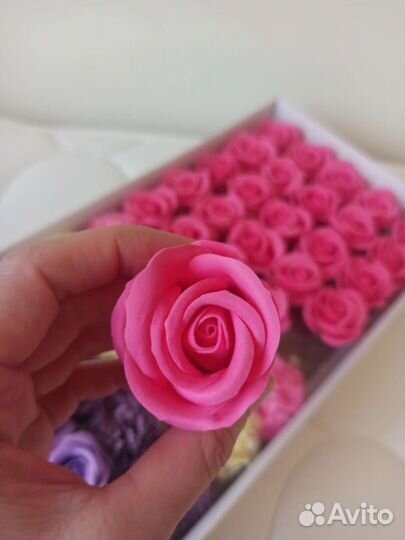 Цветы из мыла