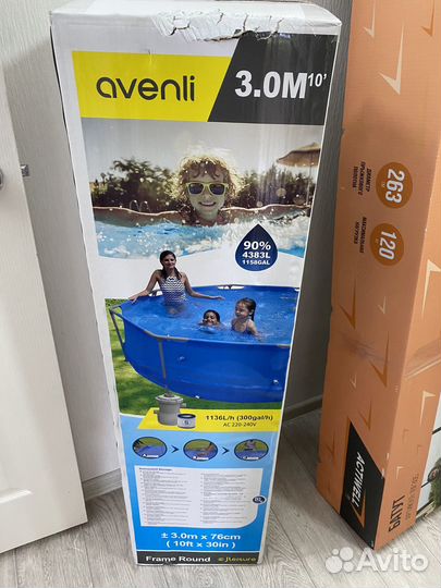 Каркасный бассейн 305*76см с фильтр-нассосом