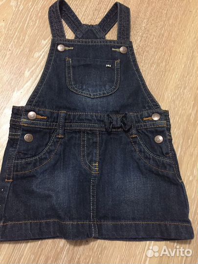 Джинсовый сарафан для девочки