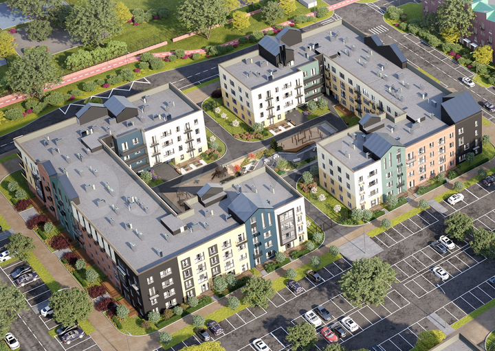 2-к. квартира, 50,2 м², 1/4 эт.