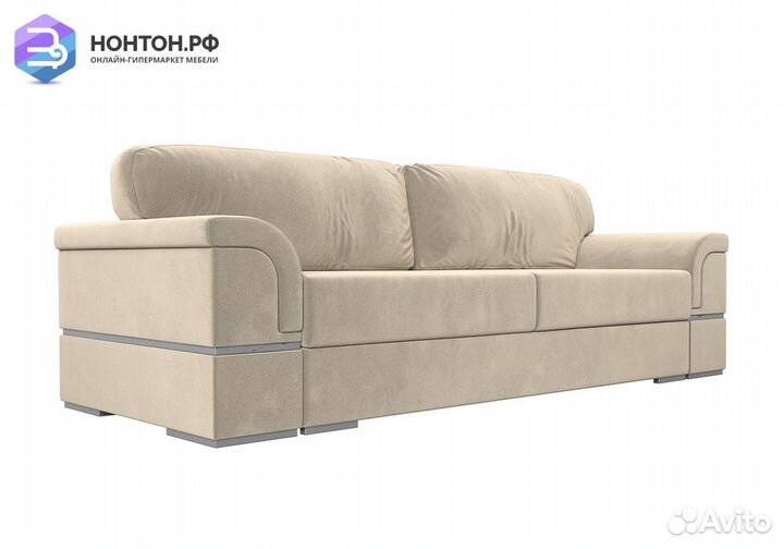 Диван еврокнижка Порту микровельвет бежевый