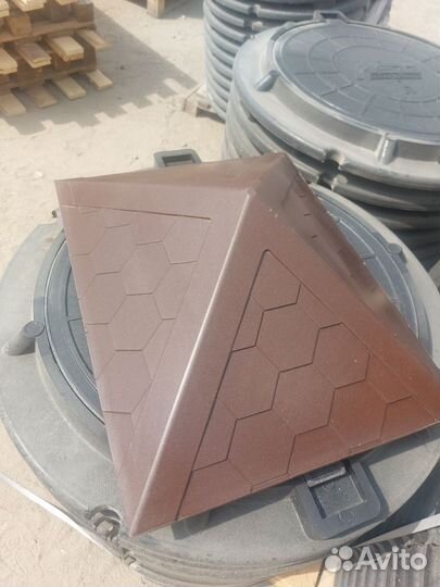 Пресс форма полимер-песчаного колпака 1,5*2кирпича