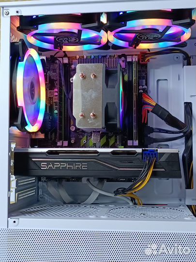 Игровой Мощный пк 8 ядер/Rx 580 8gb/32gb