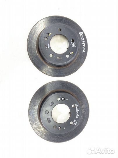 Диск тормозной задний Hyundai Elantra 6 AD 2016