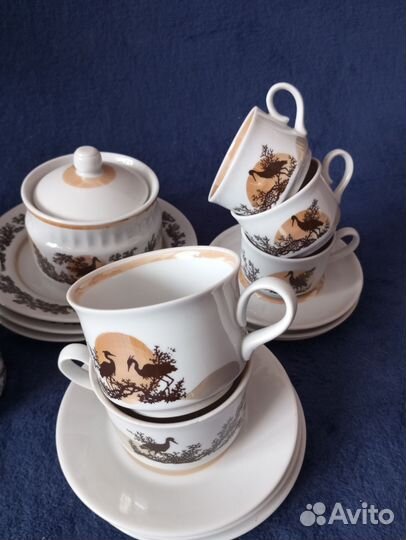 Чайно кофейный сервиз СССР