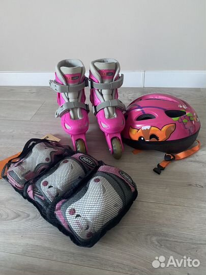 Роликовые коньки детские раздвижные 28-31