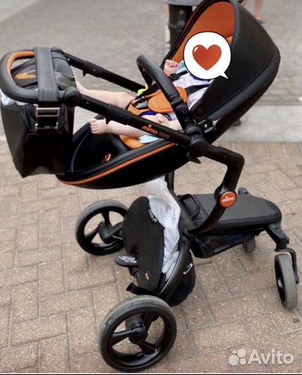 Коляска 2 в 1 mima xari limited rebel